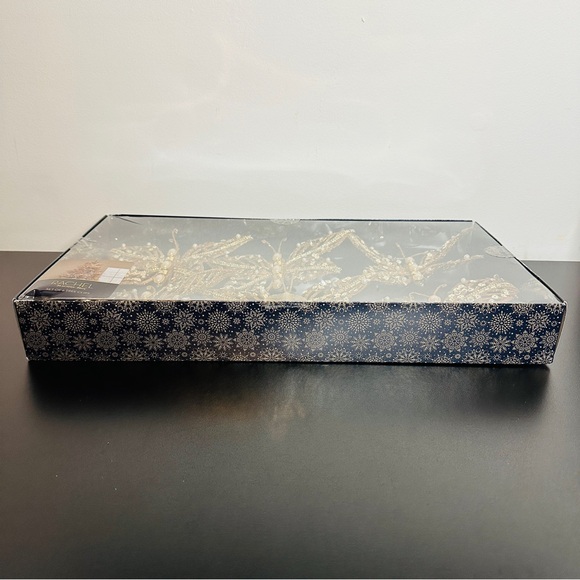 RACHEL Rachel Roy Gold-Colored Butterfly Tree Clip Ornaments NEW! - Picture 4 of 9